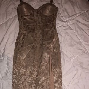 Champagne dress from House of CB